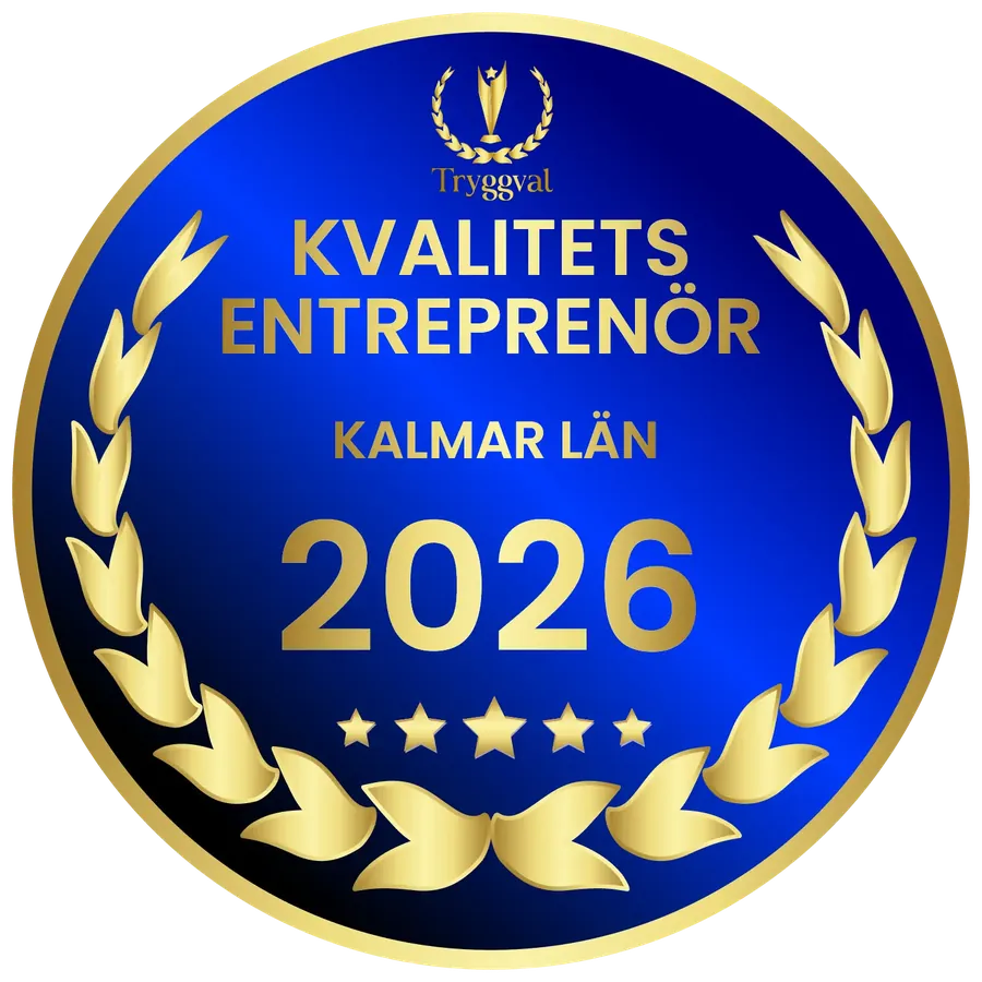 Kvalitets Entreprenör certifierad av Tryggval 2026